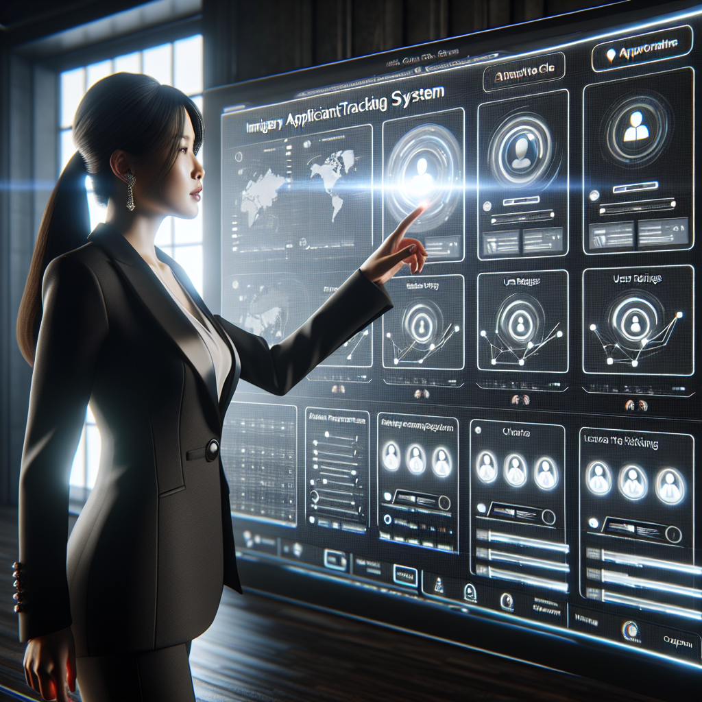 Choosing the Right AI Recruiting Platform A manager reviews a digital comparison matrix of different AI ATS platforms to make a data-driven choice for their staffing agency.
