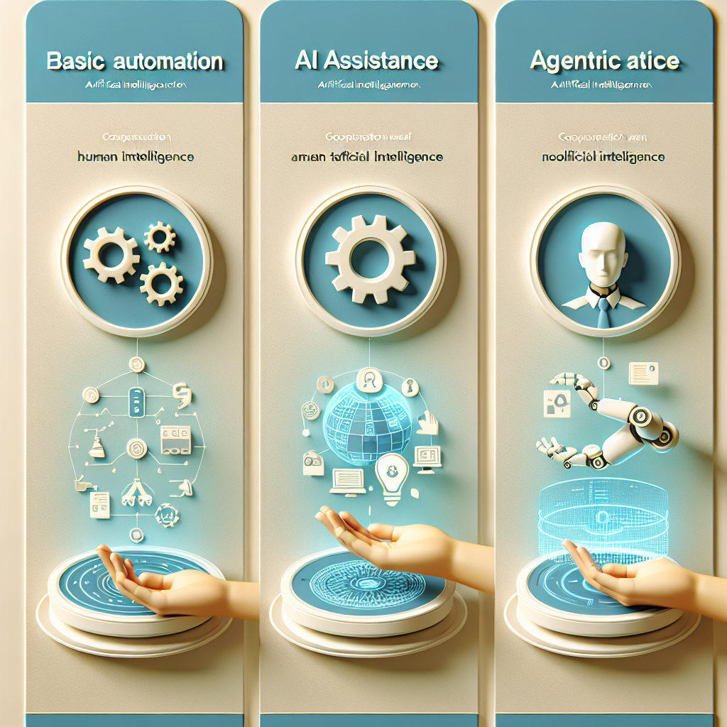 The Evolution of AI in Recruiting An infographic showing the three stages of AI evolution in recruiting: Basic Automation, AI Assistance, and fully autonomous Agentic AI.