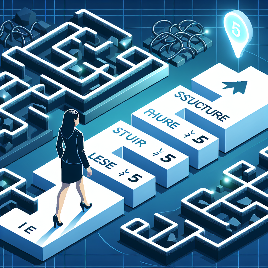 The Strategic Path to Choosing an ATS An isometric illustration of an executive walking a clear, 5-step path towards a successful hire, representing a strategic approach to choosing an ATS.